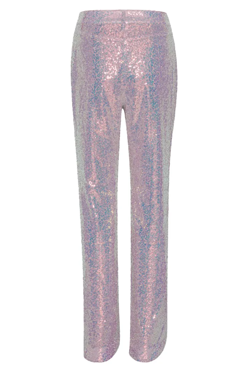 Rotate Sequin straight pants