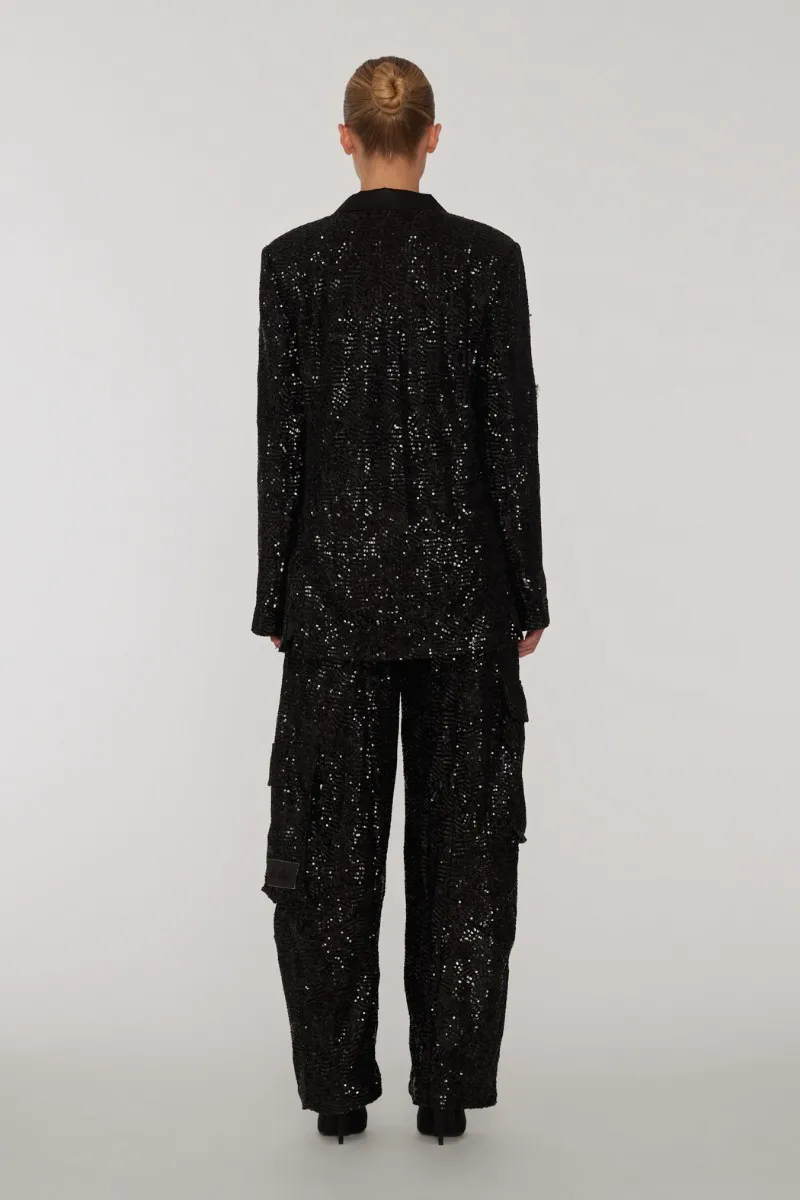 Rotate Sequins cargo pants