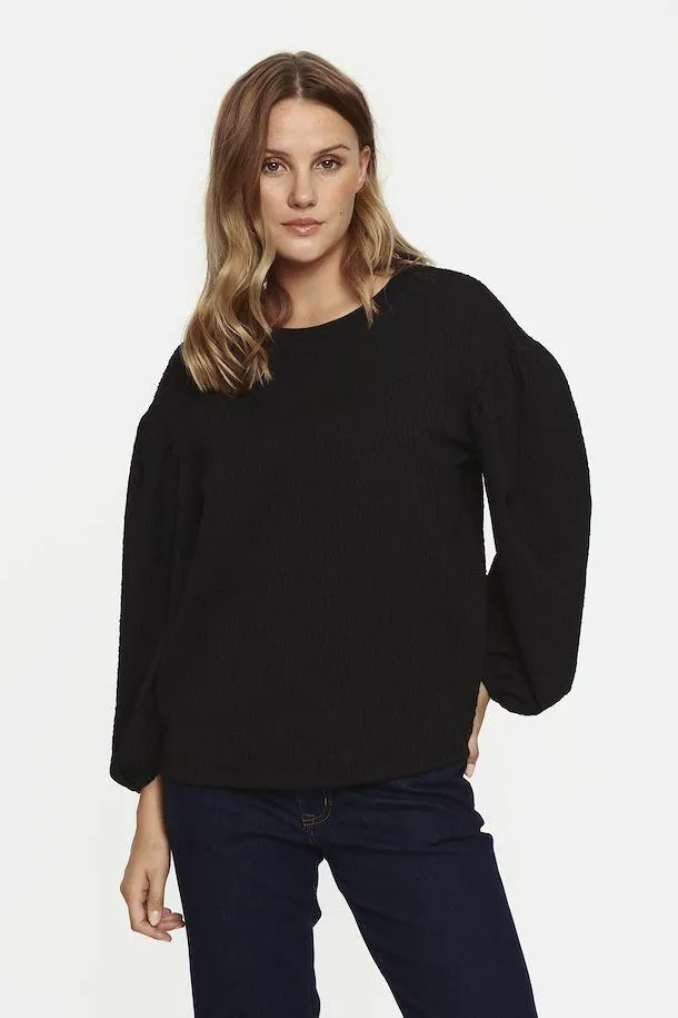 Saint Tropez Gila Sweatshirt Black