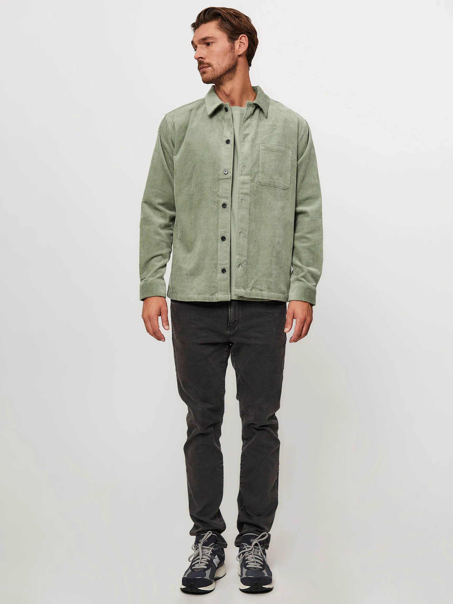 Samsoe Samsoe Men Damon, organic cotton ribcord overshirt