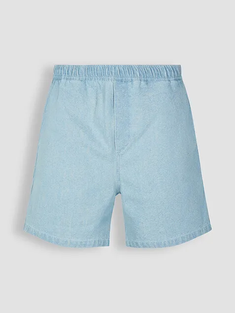 Samsoe Samsoe Men Sajabari, cotton mix denimlook shorts