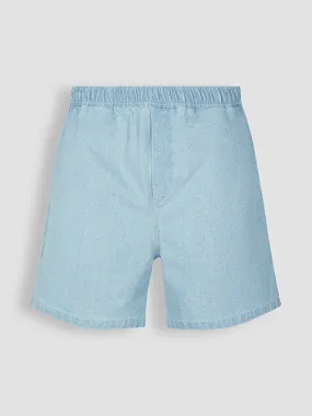 Samsoe Samsoe Men Sajabari, cotton mix denimlook shorts