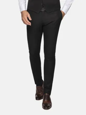 Scottsville Slim Fit Black Suit Pantalon 