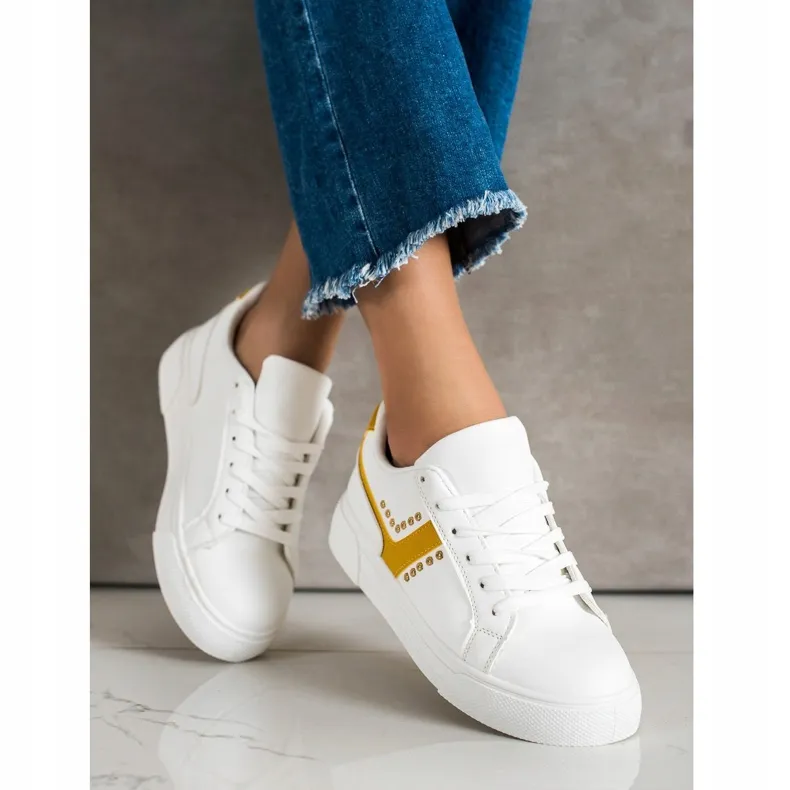 SHELOVET Casual witte sportschoenen