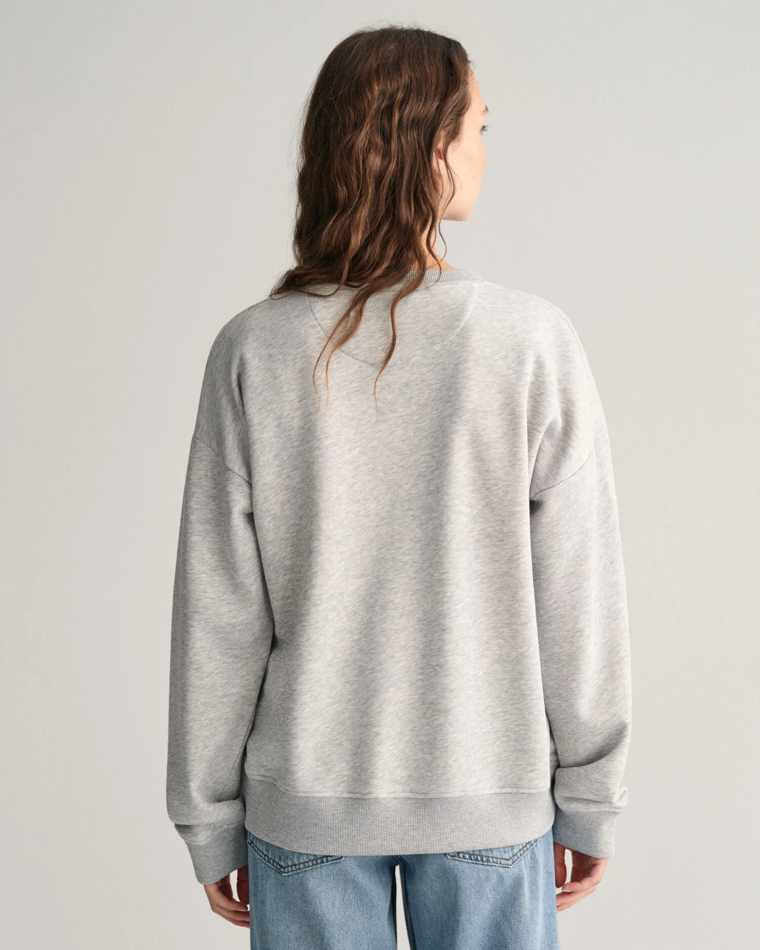 Shield sweatshirt met ronde hals