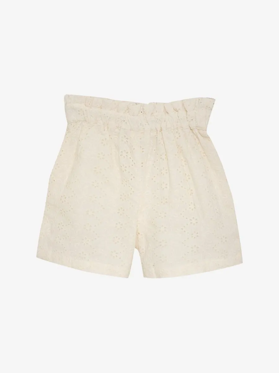 Shorts Broderie Anglaise | Eggnog | En Fant