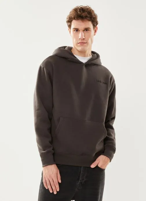      SIXTH JUNE FEAR BACK EMBROIDERED HOODIE  ZWART   