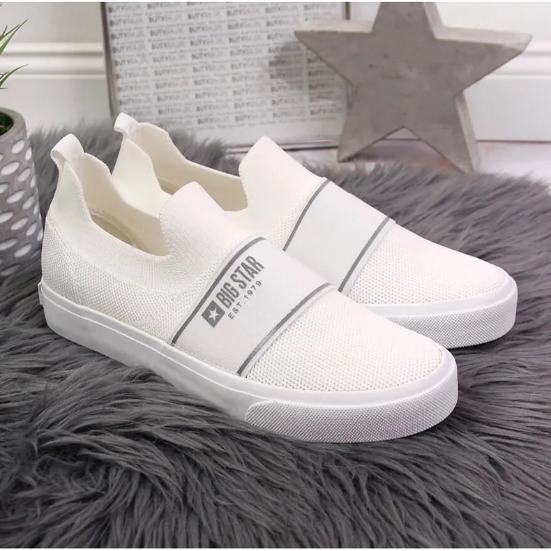 Slip op witte sneakers Big Star JJ274092