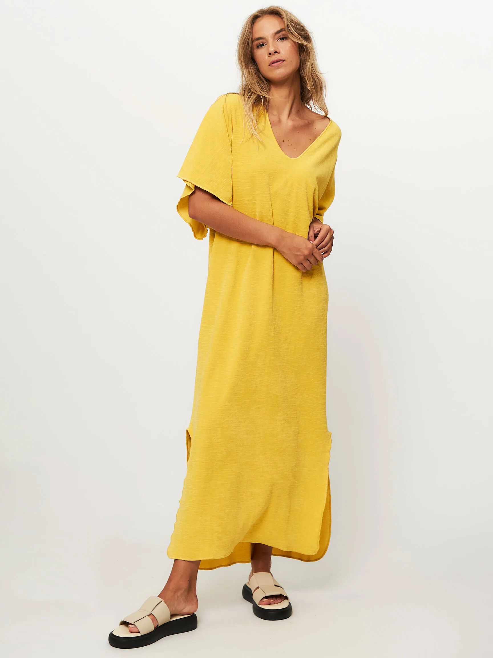 Speezys Kaftan, cotton terry maxi dress