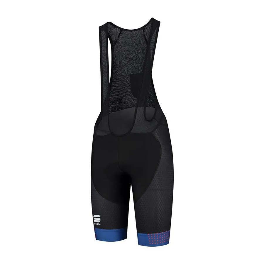 Sportful Classic BodyFit PRO Fietsbroek Kort Met Bretels Zwart/Blauw Heren