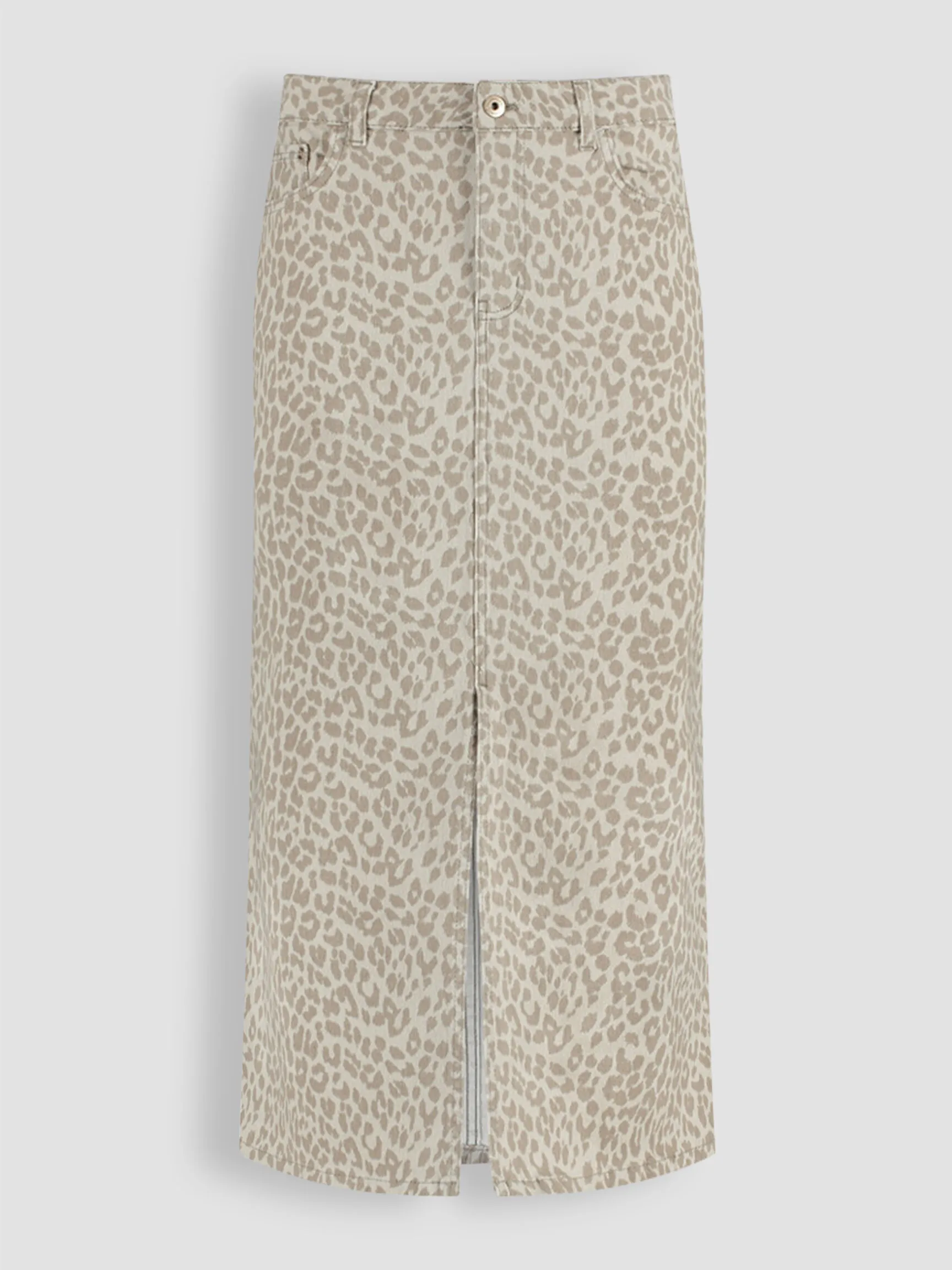 Studio Anneloes Annebella, denim leopard skirt