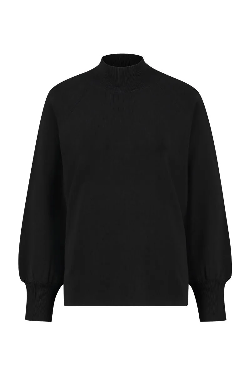 STUDIO ANNELOES04802 MOMO PULLOVER  ZWART