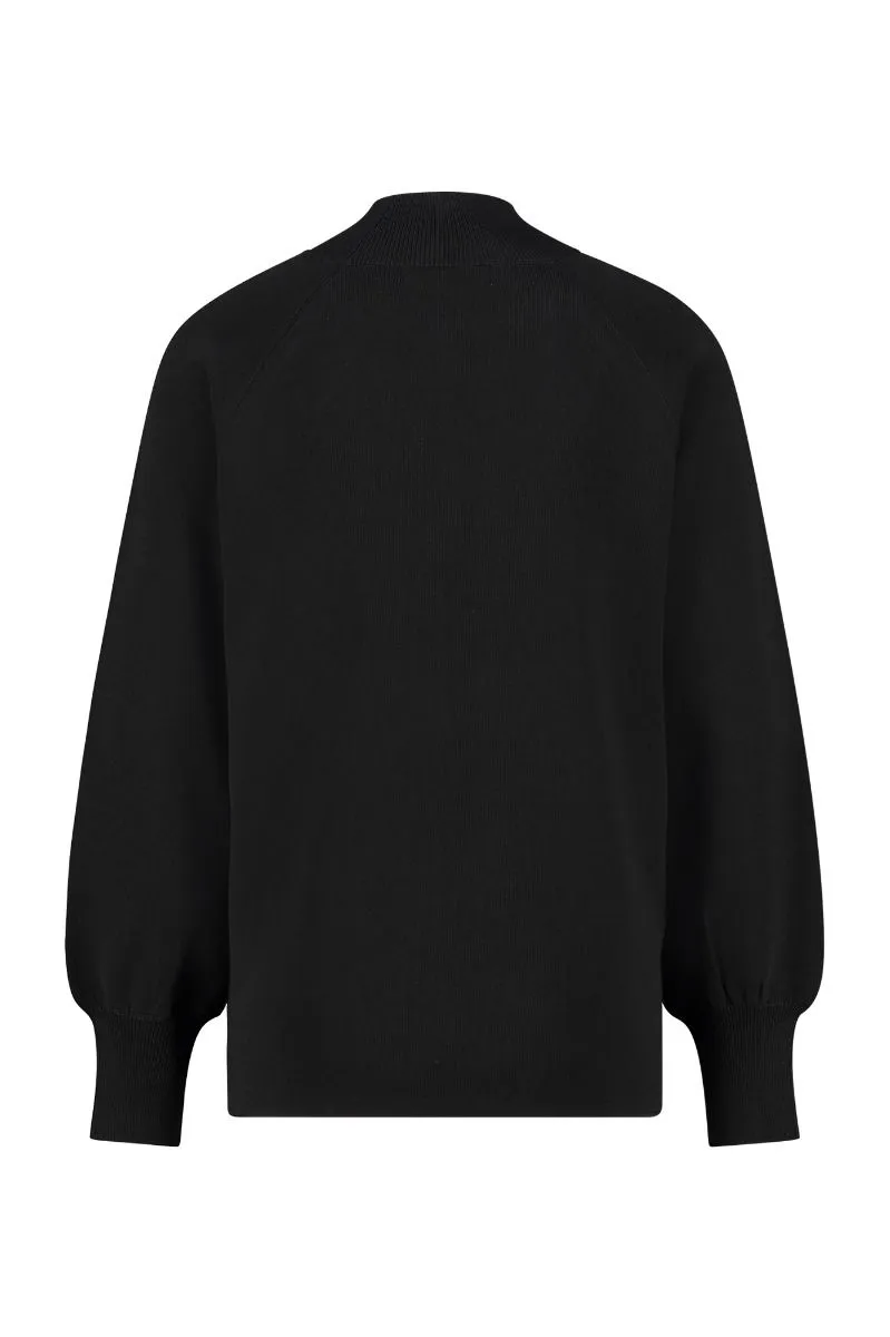 STUDIO ANNELOES04802 MOMO PULLOVER  ZWART