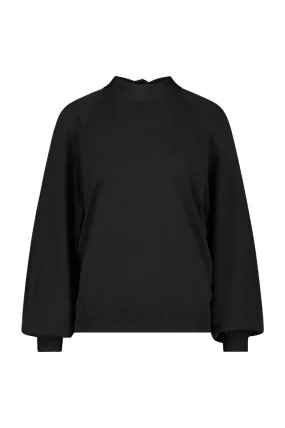 Studio Anneloes05417 Mirelle Bowtie Pullover - Zwart