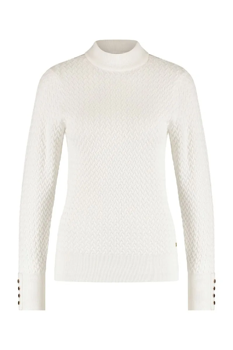 STUDIO ANNELOES07113 SASJA PULLOVER  OFF WHITE