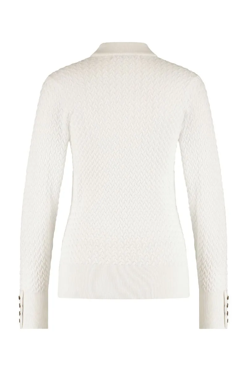 STUDIO ANNELOES07113 SASJA PULLOVER  OFF WHITE