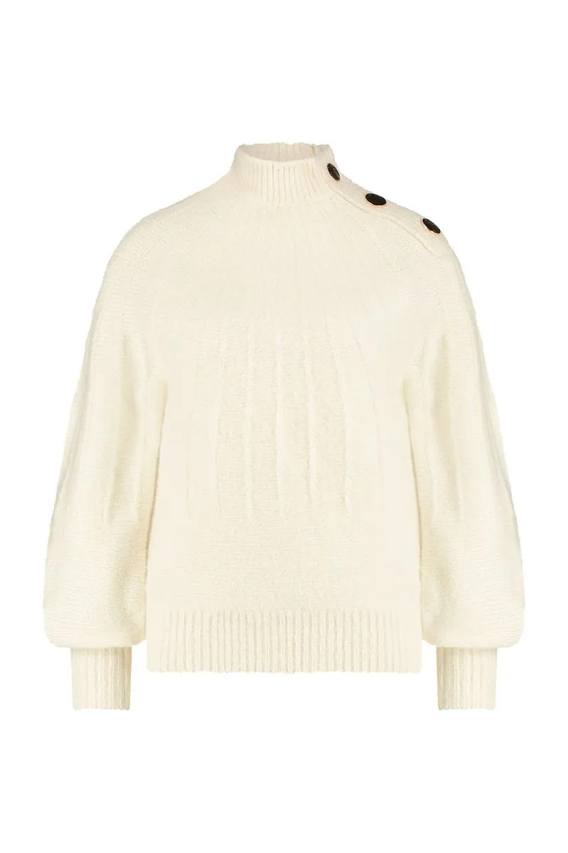 STUDIO ANNELOES07587 ROXANNE PULLOVER  OFF WHITE