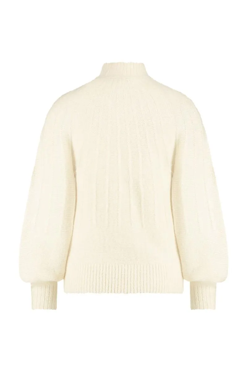 STUDIO ANNELOES07587 ROXANNE PULLOVER  OFF WHITE