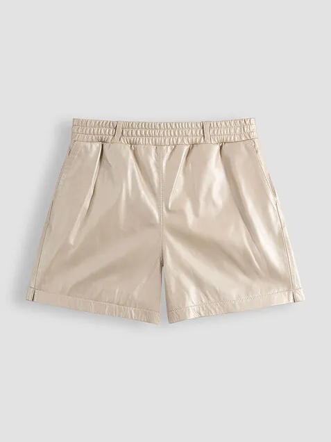 Studio AR Rosa, leather shorts