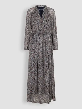 Summum Viscose maxi dress with print