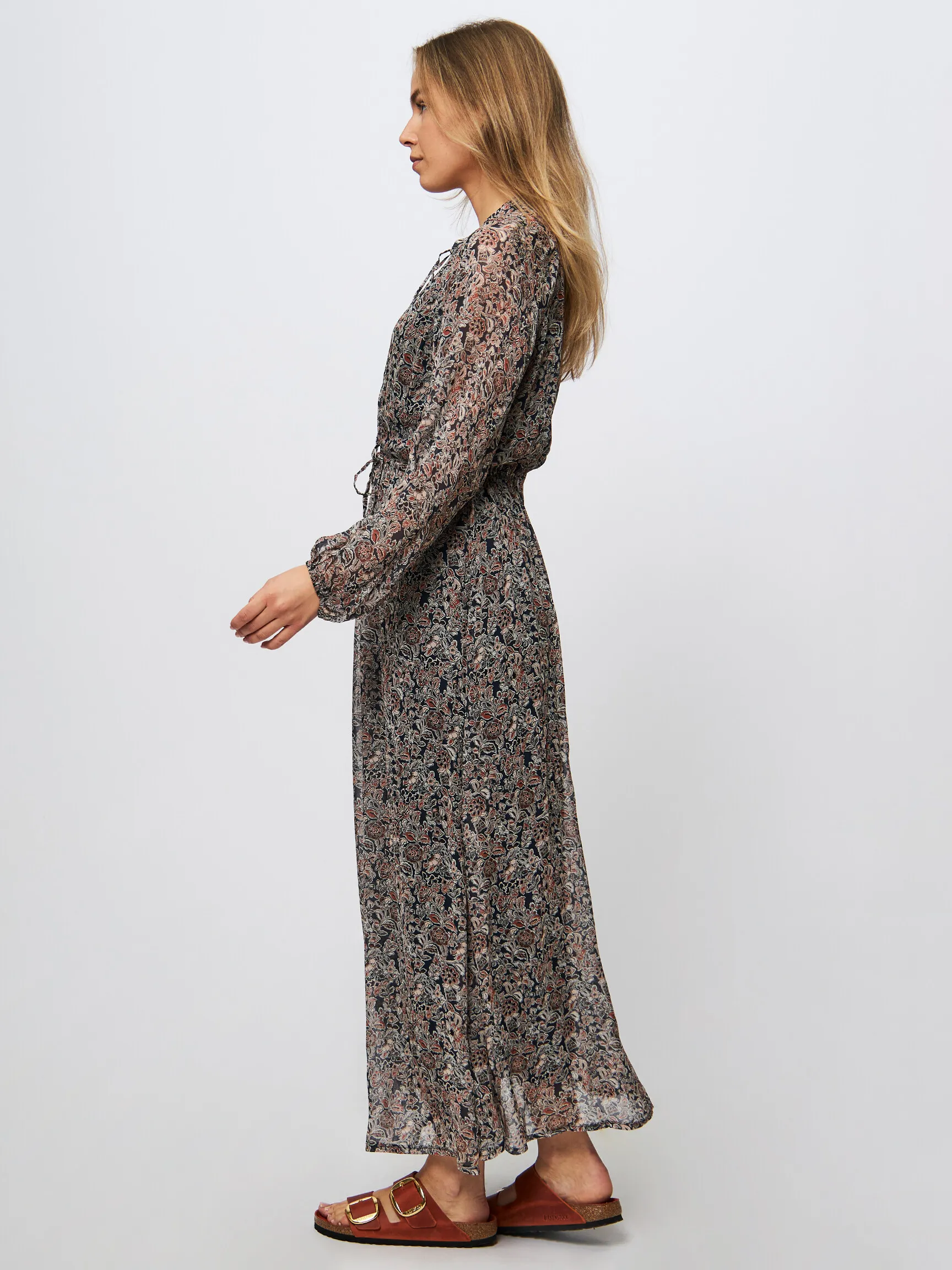 Summum Viscose maxi dress with print