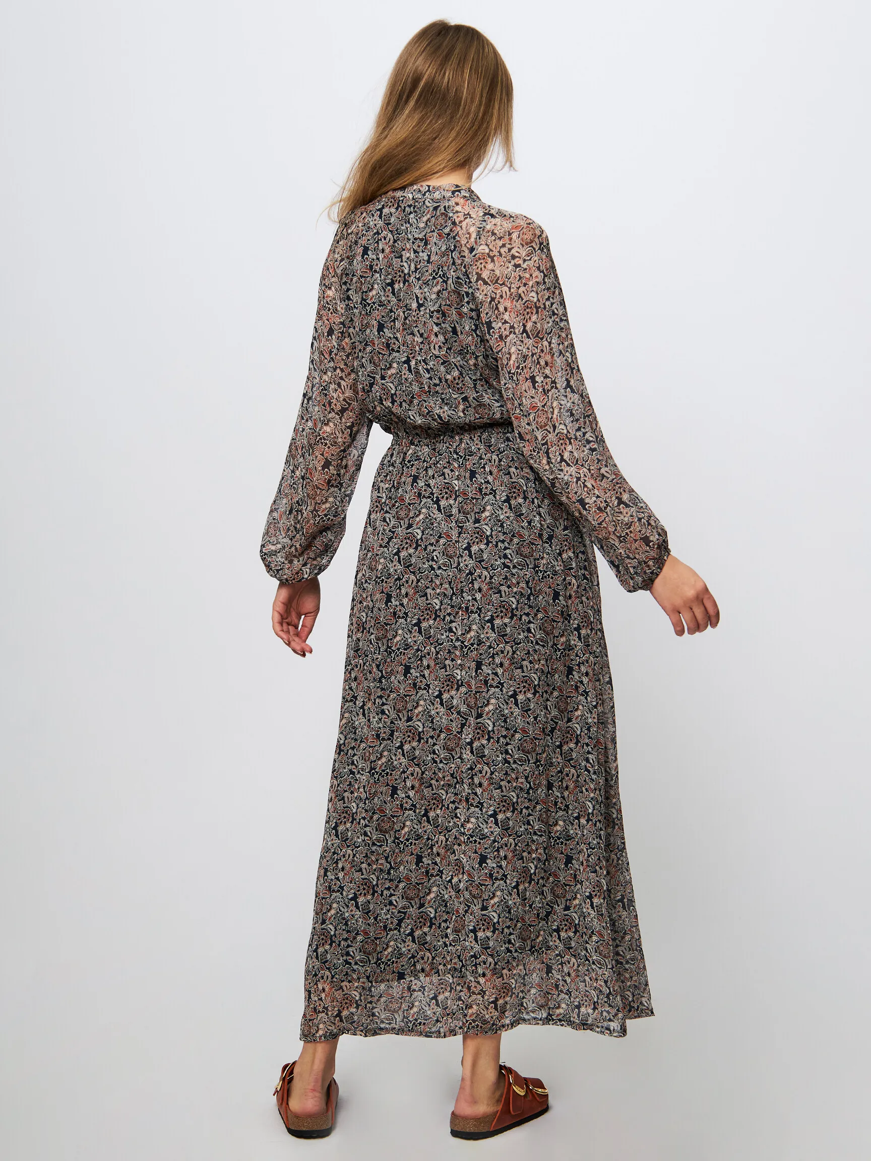 Summum Viscose maxi dress with print