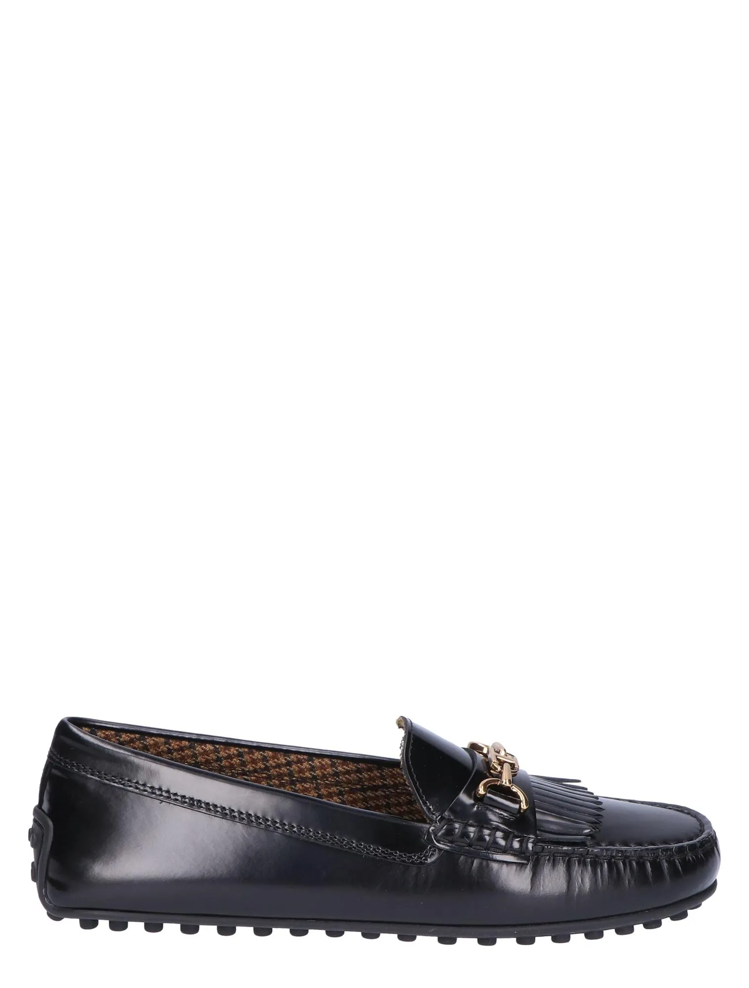 Tods  City Gommino Driving Shoe in Leather Black