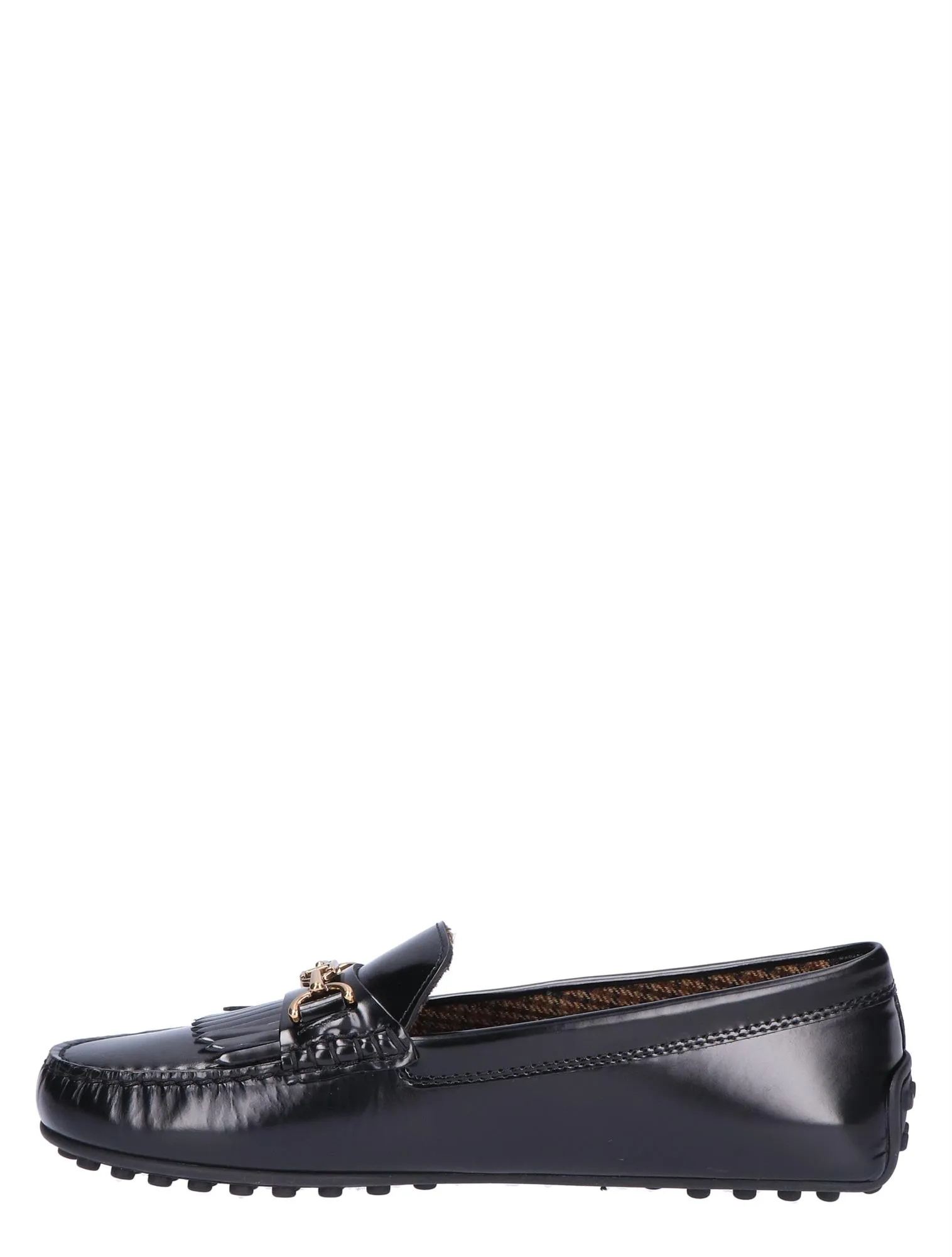 Tods  City Gommino Driving Shoe in Leather Black