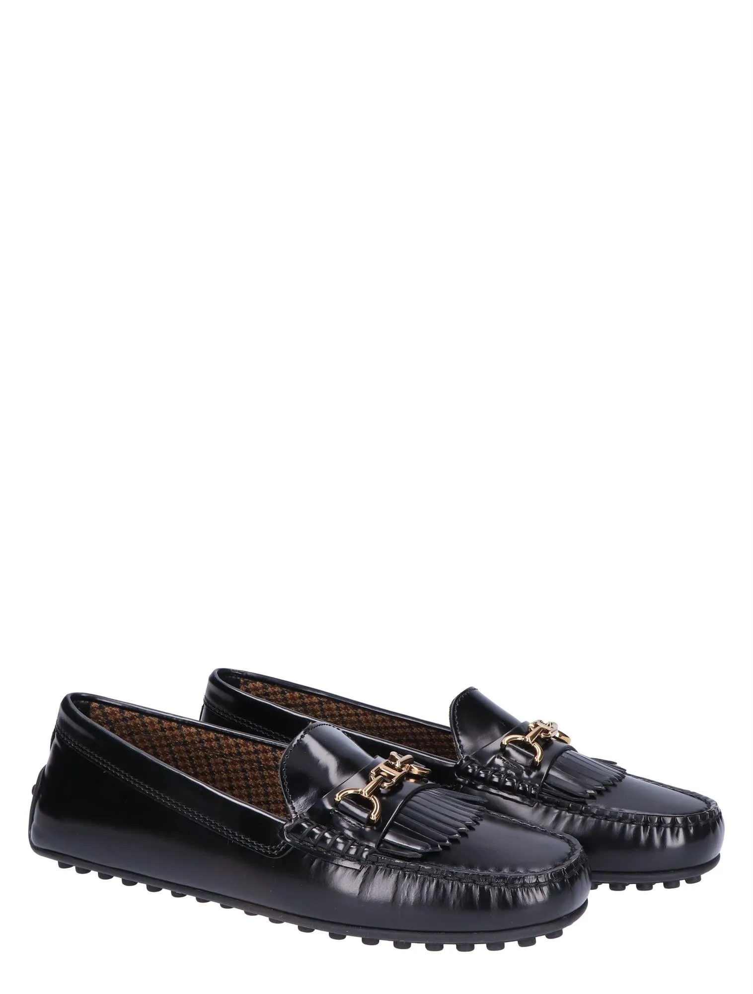 Tods  City Gommino Driving Shoe in Leather Black