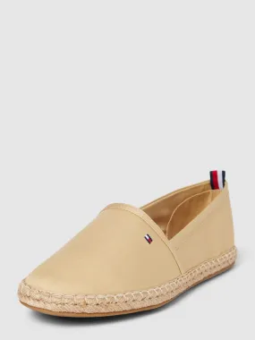 Tommy Hilfiger Espadrilles met labelstitching, model 'BASIC TOMMY' in beige