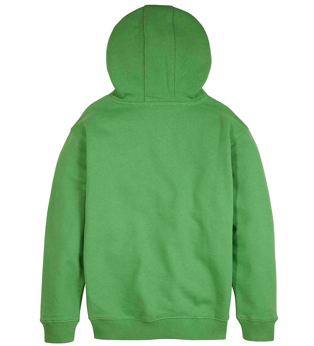 TOMMY HILFIGER HOODIE  GEWELFD  COASTAL GREEN