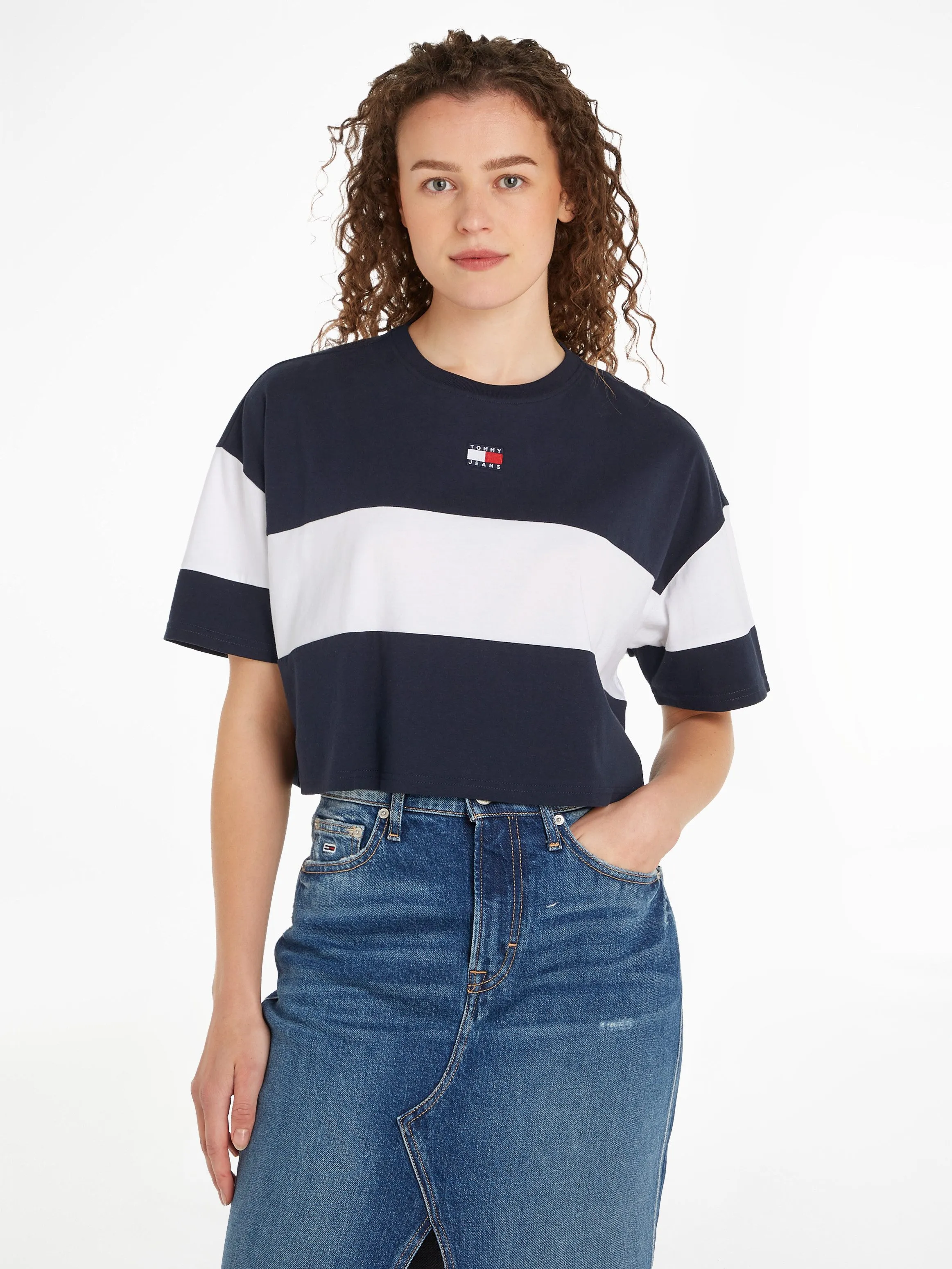 TOMMY JEANS TSHIRT MET TOMMY JEANSMERKLABEL