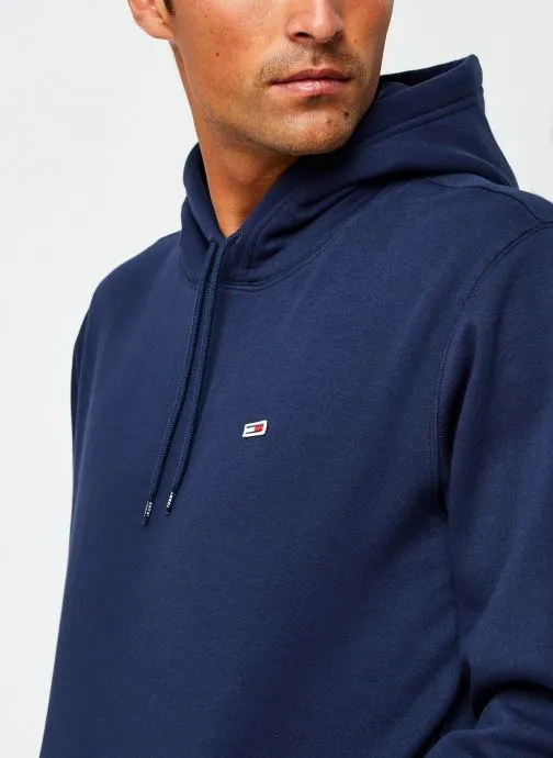      TOMMY JEANS TJM REGULAR FLEECE HOODIE  BLAUW   