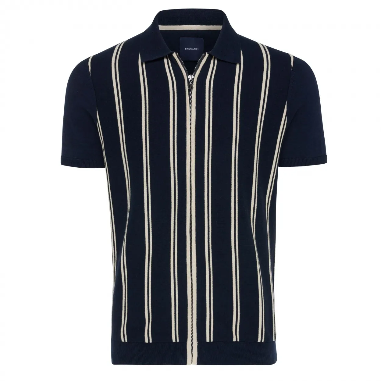 TRESANTI BRANDY MULTI STRIPE SHORT SLEEVE PULLOVER WITH MULTI STRIPE PATTERN NAVY (TRKWGA039  803)