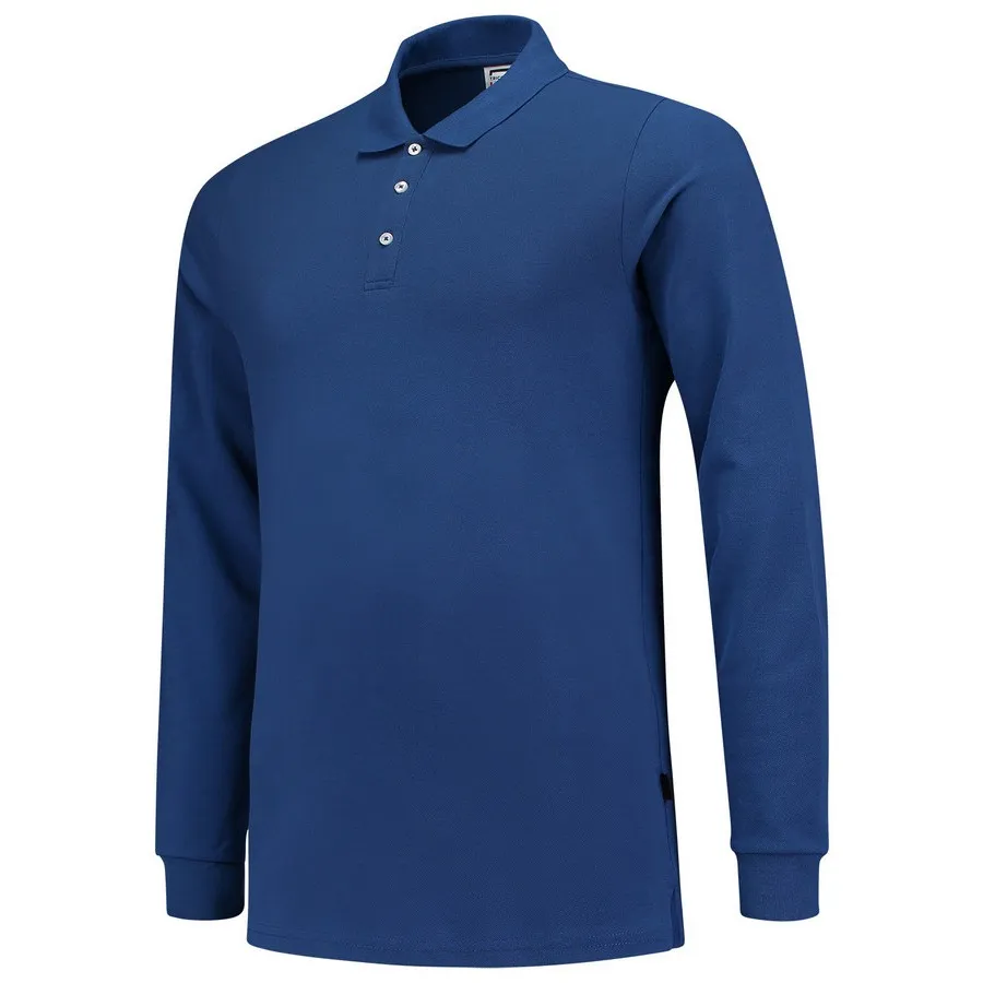 Tricorp 201017 Poloshirt Slim Fit 210 Gram Lange Mouw Royalblue