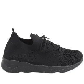 Tutto Allblack sok sportschoenen zwart