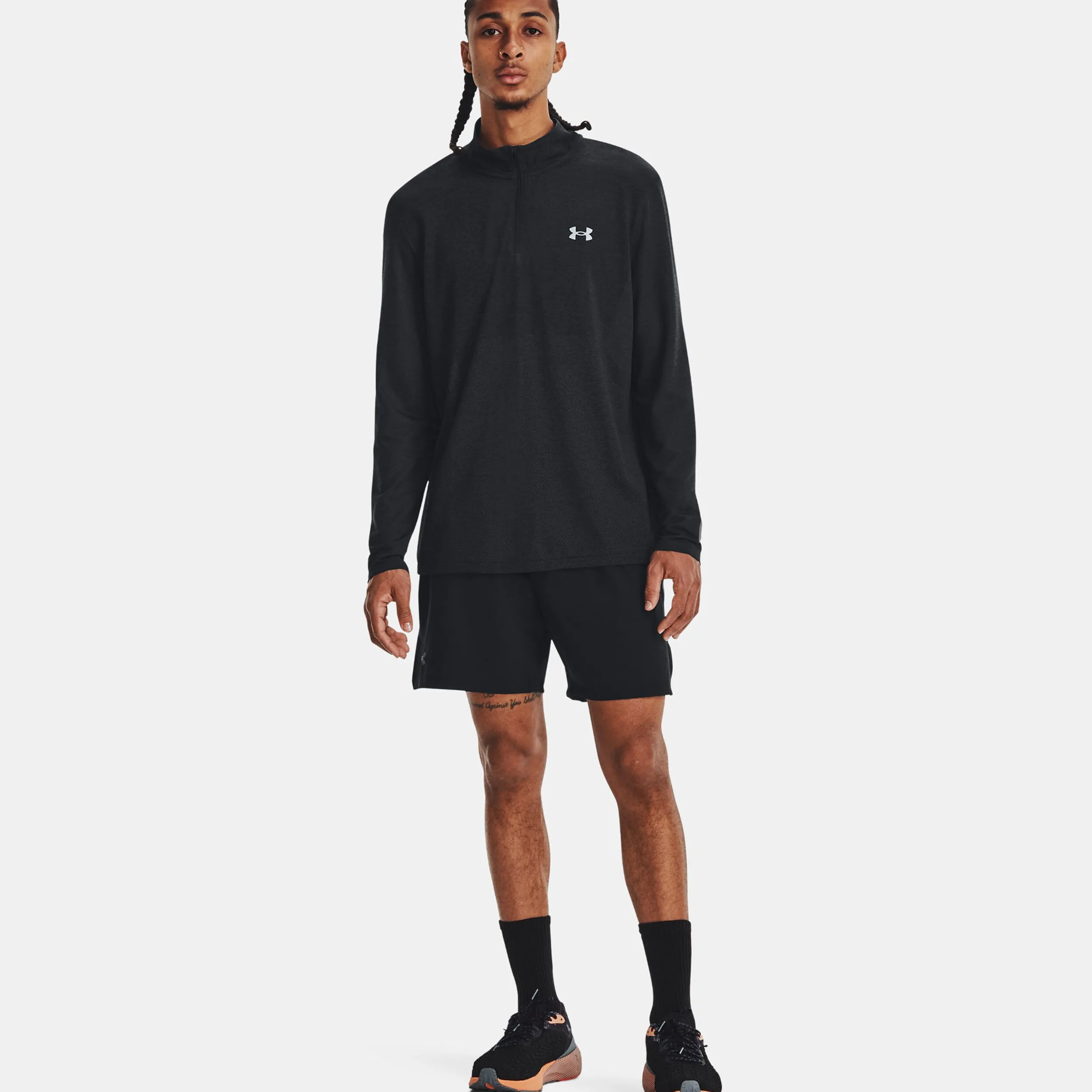 Under Armour Seamless Stride 1/4 Zip Topje Hardlopen Heren