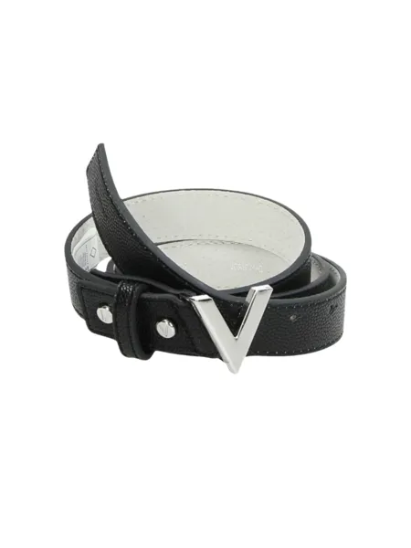 VALENTINO BAGS VALENTINO HANDBAGS DIVINA BELT  NERO/ARGENTO