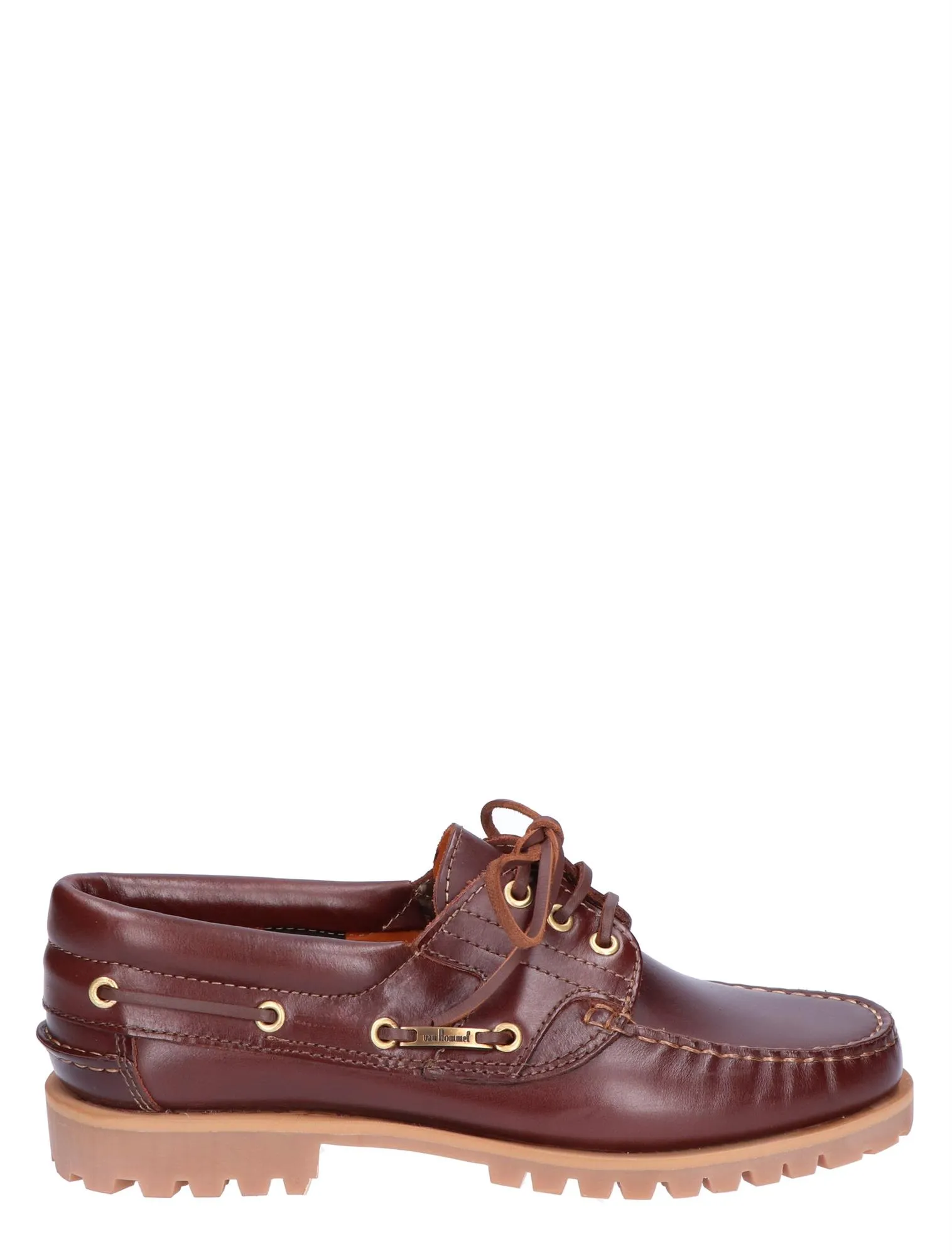 VAN BOMMEL  30001 BOAT SHOE 2701 BROWN GWIJDTE