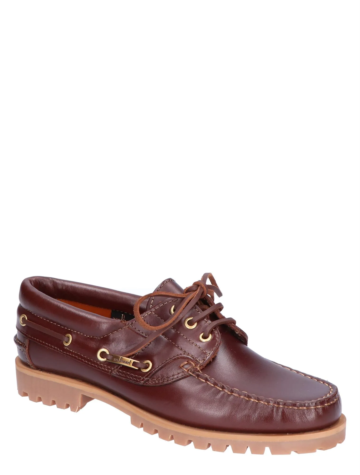 VAN BOMMEL  30001 BOAT SHOE 2701 BROWN GWIJDTE