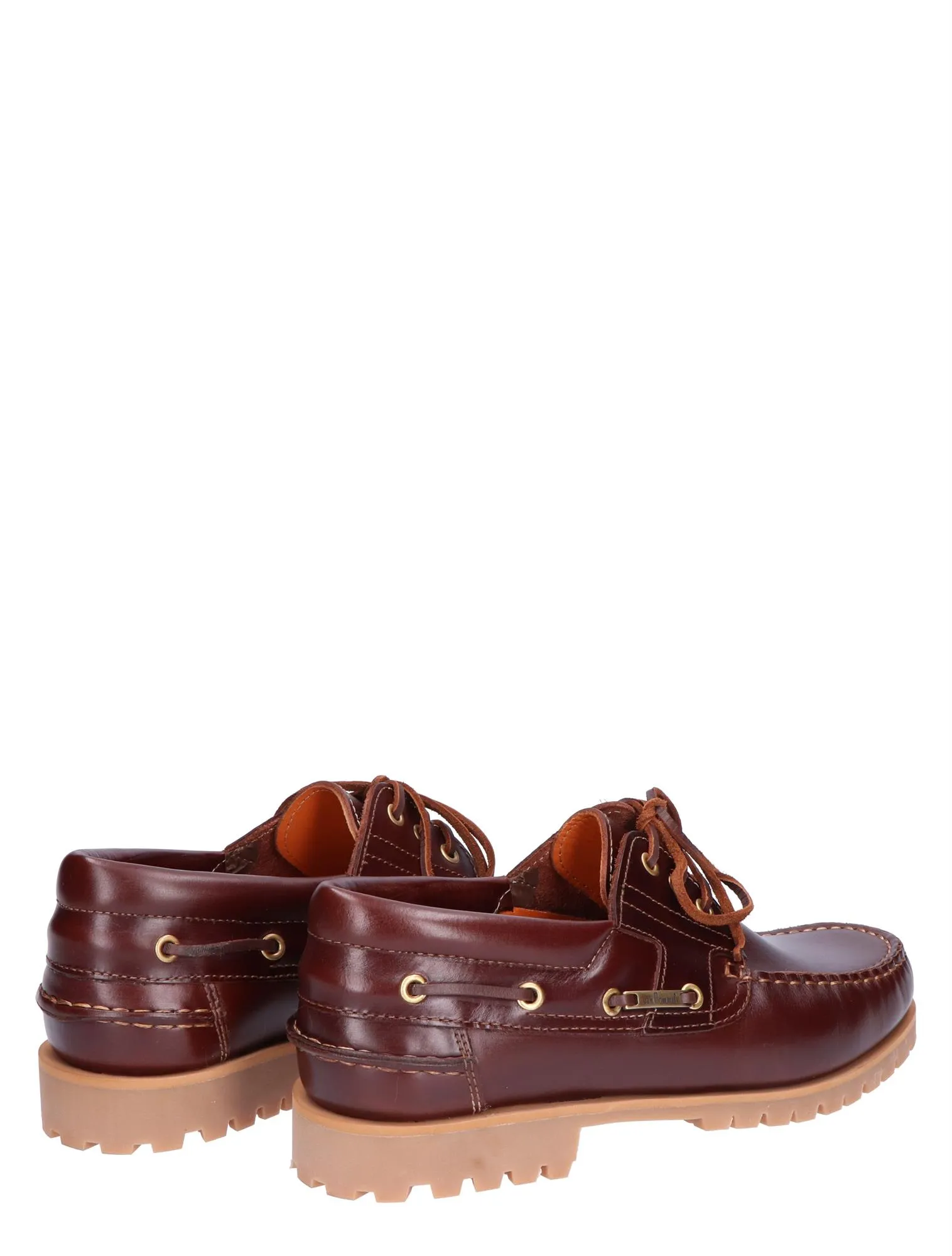 VAN BOMMEL  30002 BOAT SHOE 2701 BROWN HWIJDTE