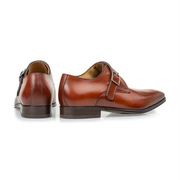 VAN BOMMEL 30146 RAFFA HEREN GESPSCHOEN 2401 DARKCOGNAC