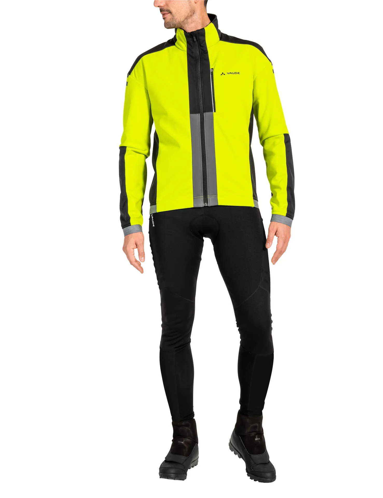 VAUDE Advanced Warm Fietsbroek Lang Zwart Heren