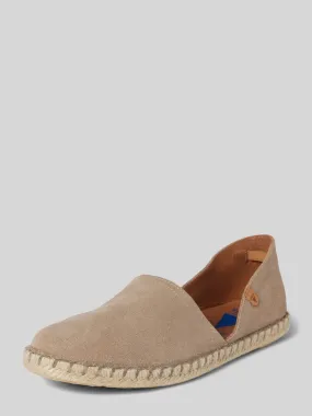 Verbenas Espadrilles in effen design, model 'CARMEN SERRAJE' in beige