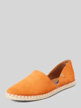 Verbenas Espadrilles in effen design, model 'CARMEN SERRAJE' in oranje