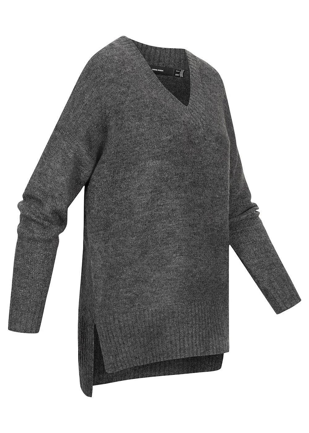 VERO MODA DAMES OVERSIZED PULLOVER MET VHALS GRIJS MELANGE