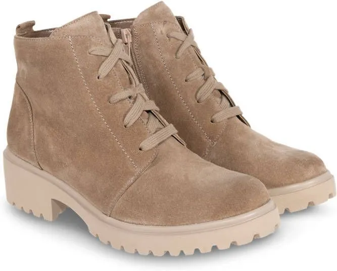 Waldlaufer 716807 Beige H Wijdte Veter boots