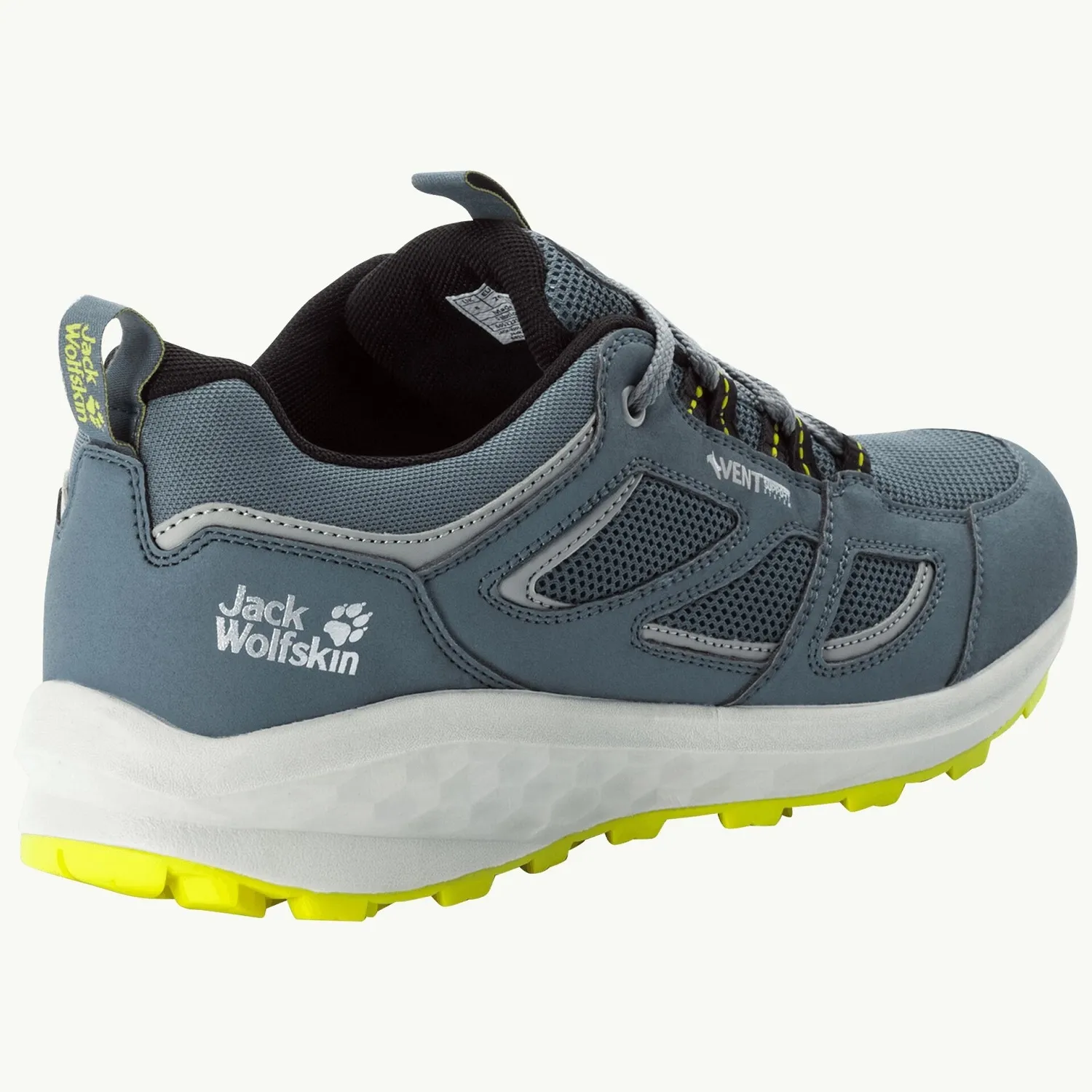 Wandelschoen Jack Wolfskin Men Vojo 3 Vent Low Grey Lime