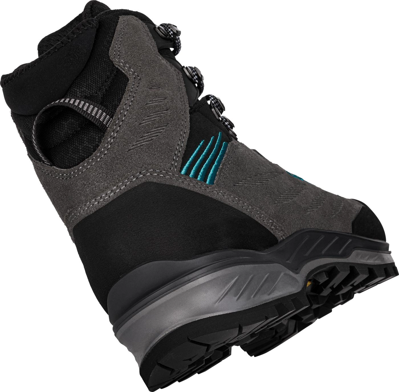 Wandelschoen Lowa Women Cadin II GTX Mid Anthracite Aquamarine