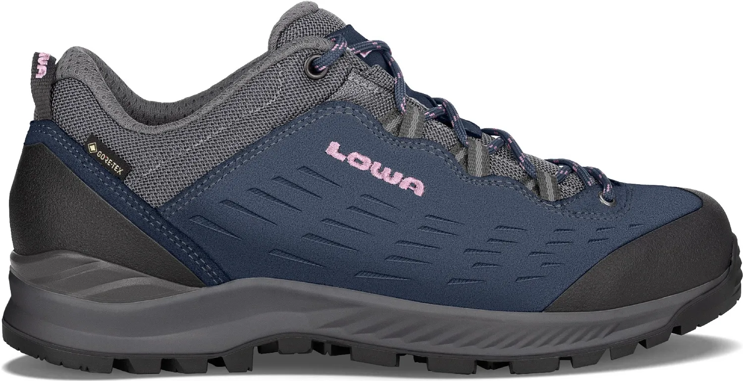 Wandelschoen Lowa Women Explorer II GTX Low Wide Navy Lilac